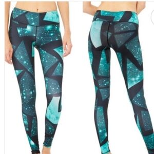 Alo Yoga Island Space Airbrush Leggings Sz S